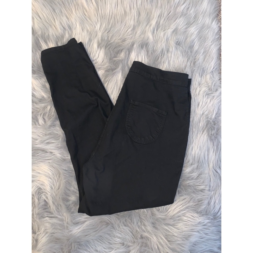 Super High Waist Denim Skinny Jeans
